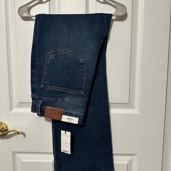 Judy Blue High Rise Distressed Dad Jeans 11/30 With Tags - Picture 1 of 6